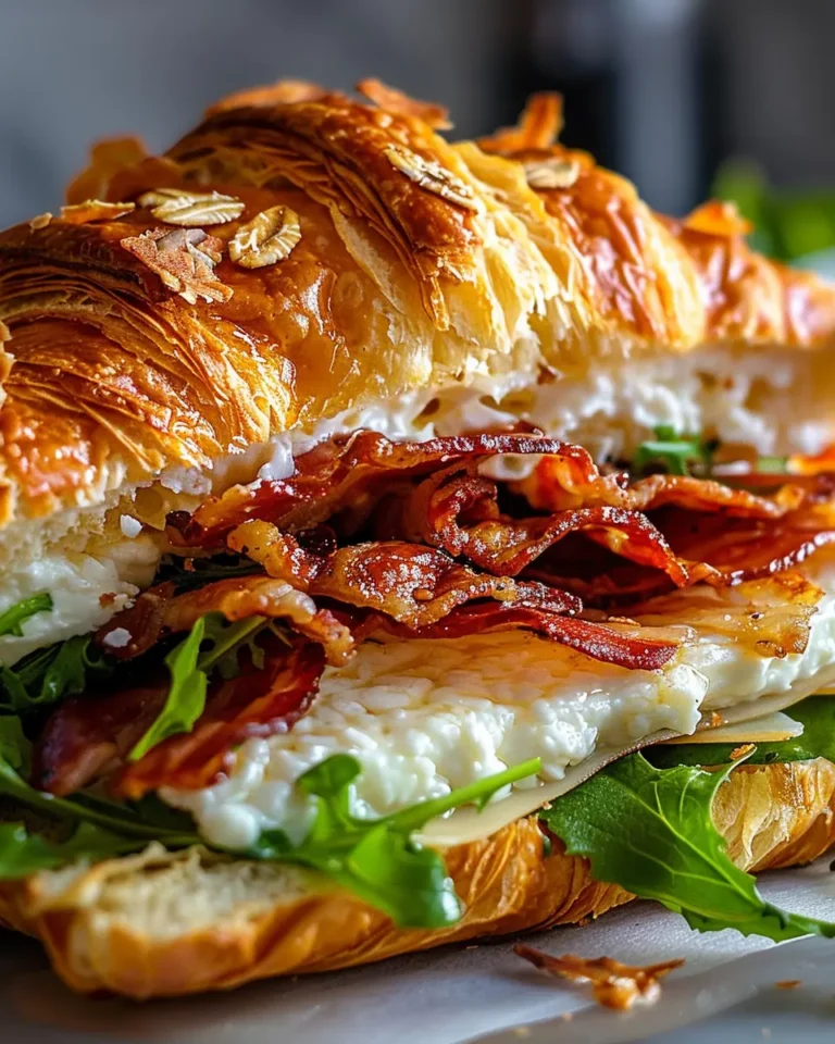 oat Cheese Croissant Sandwich