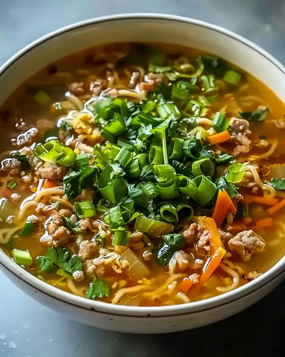 Cozy One-Pot Egg Roll Soup: A Quick and Delicious Comfort Meal