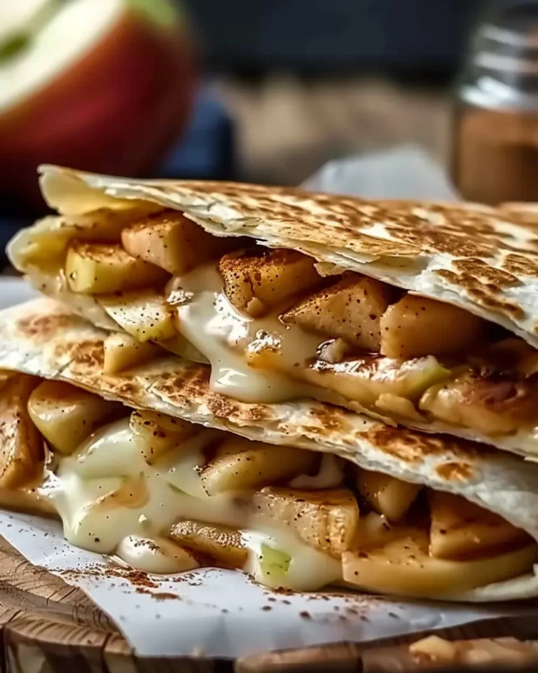 Apple Cinnamon Breakfast Quesadillas