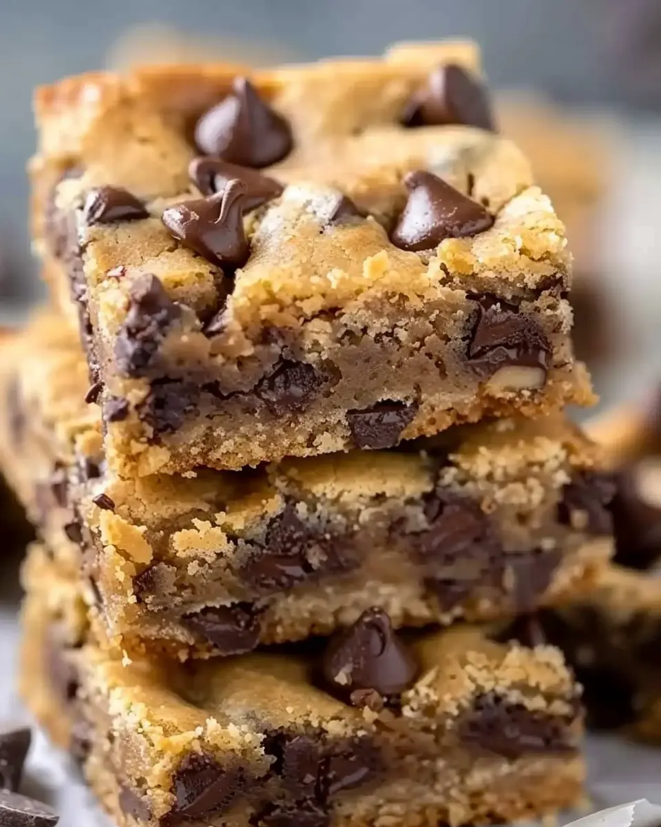 Melt-in-Your-Mouth Chocolate Chip Cookie Bars That Last Forever
