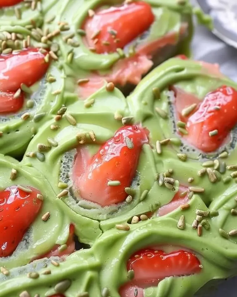Strawberry Matcha Latte Rolls