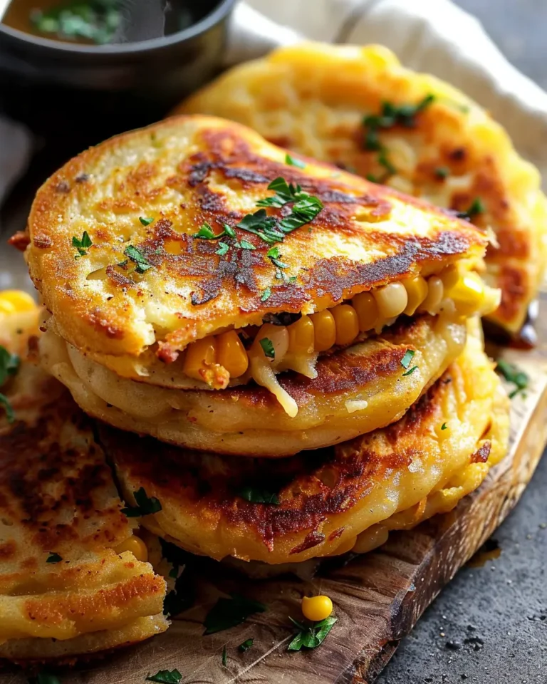 Venezuelan Sweet Corn Cachapas