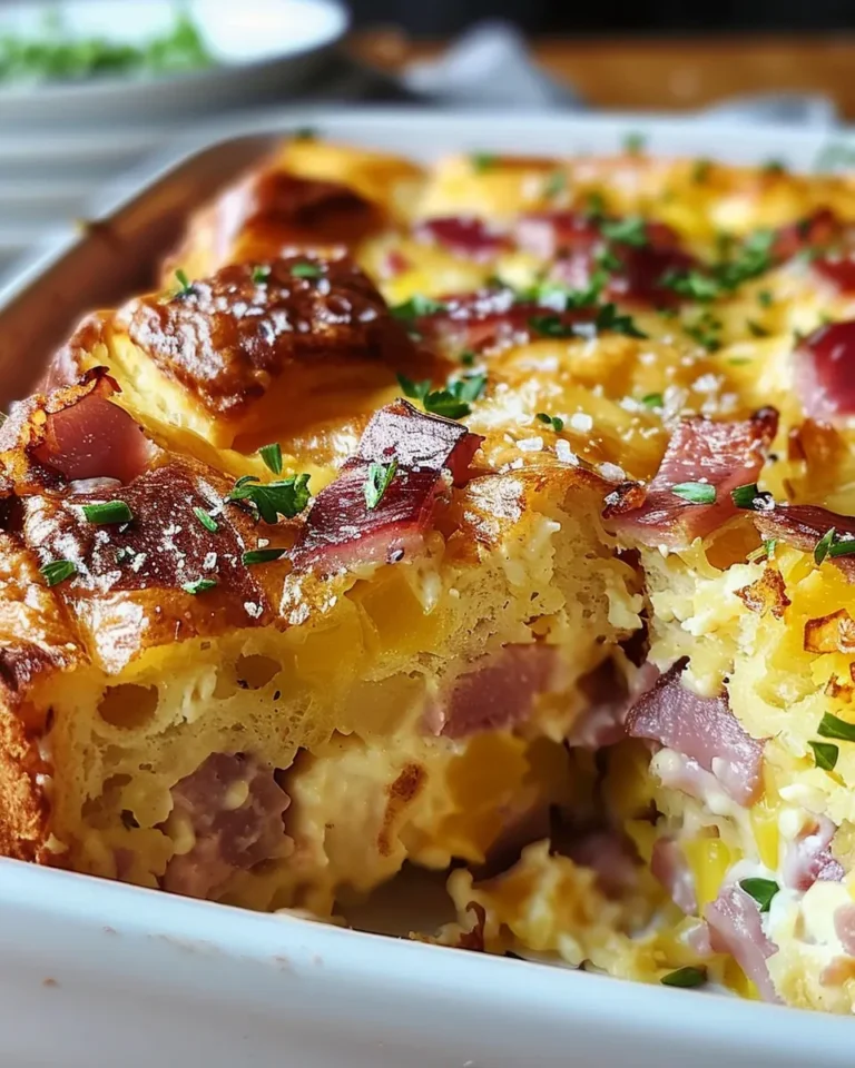 Monte Cristo Breakfast Casserole