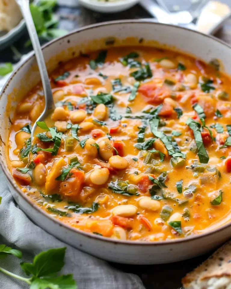 Creamy Tomato White Bean Stew
