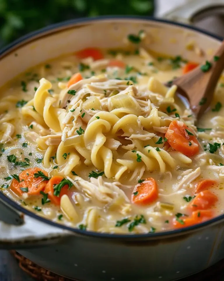 Crack Chicken Noodle Soup