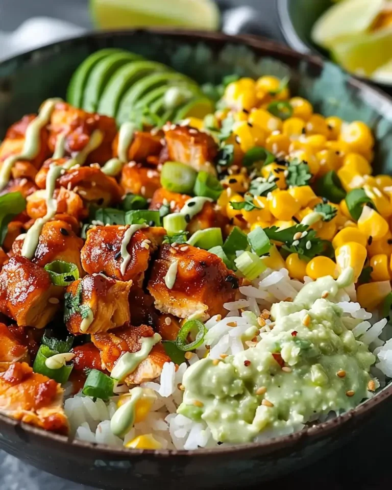 30-Minute Street Corn Chicken Rice Bowl
