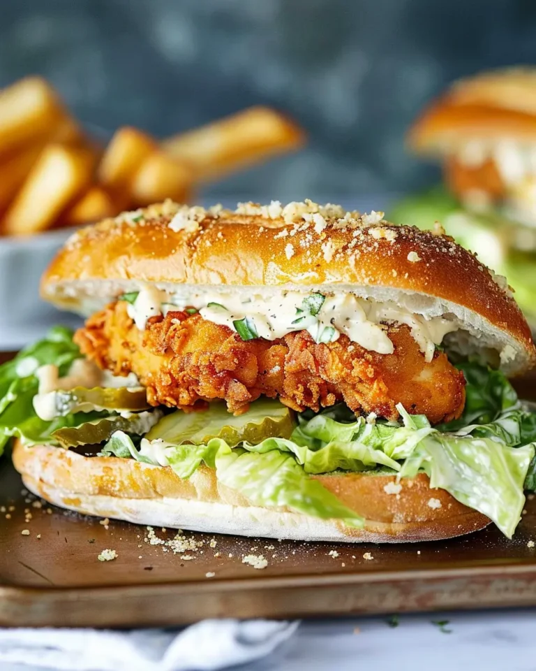 Crispy Chicken Caesar Sandwich