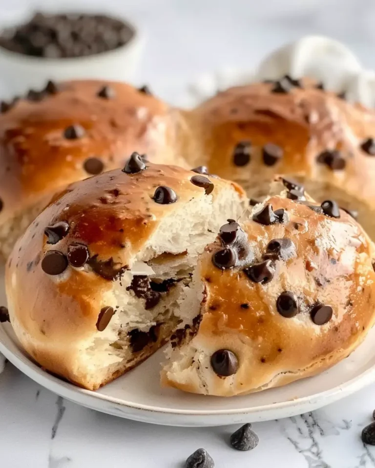 The Fluffiest Chocolate Chip Milk Buns