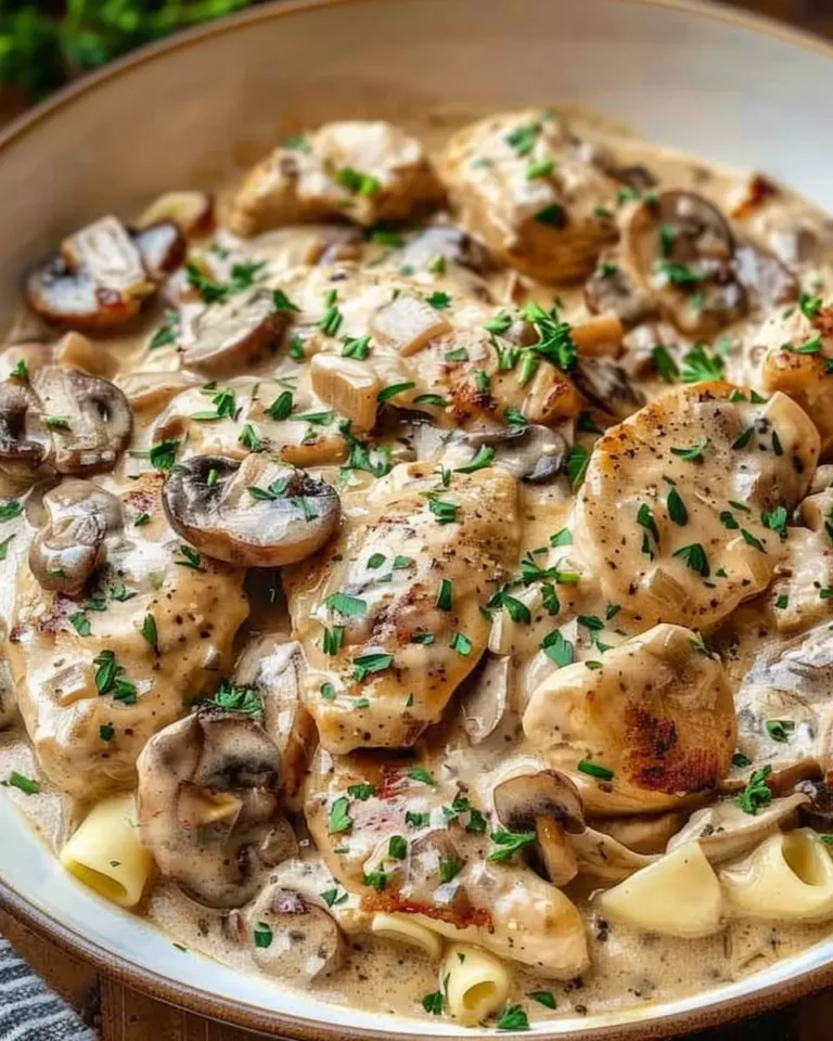 Rich Chicken Stroganoff
