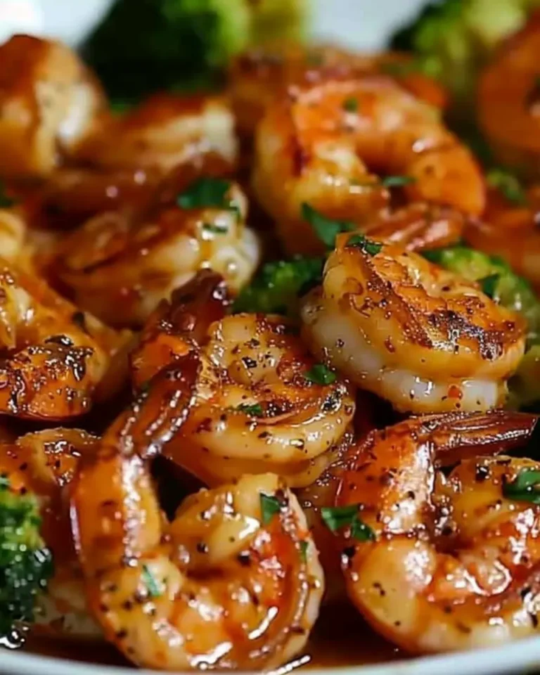 High-Protein Honey Garlic Shrimp