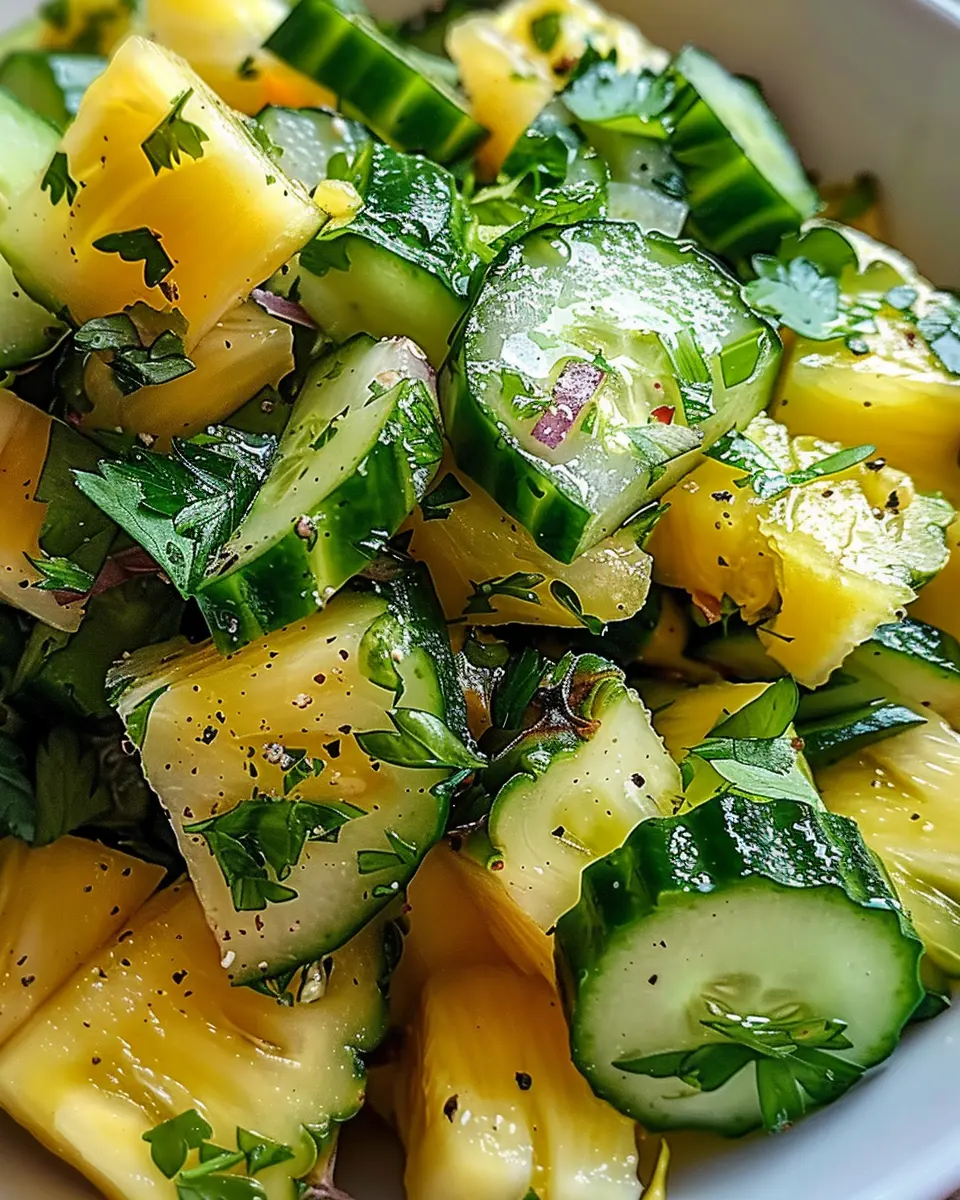 Pineapple Cucumber Salad: A Refreshing Twist for Your Table