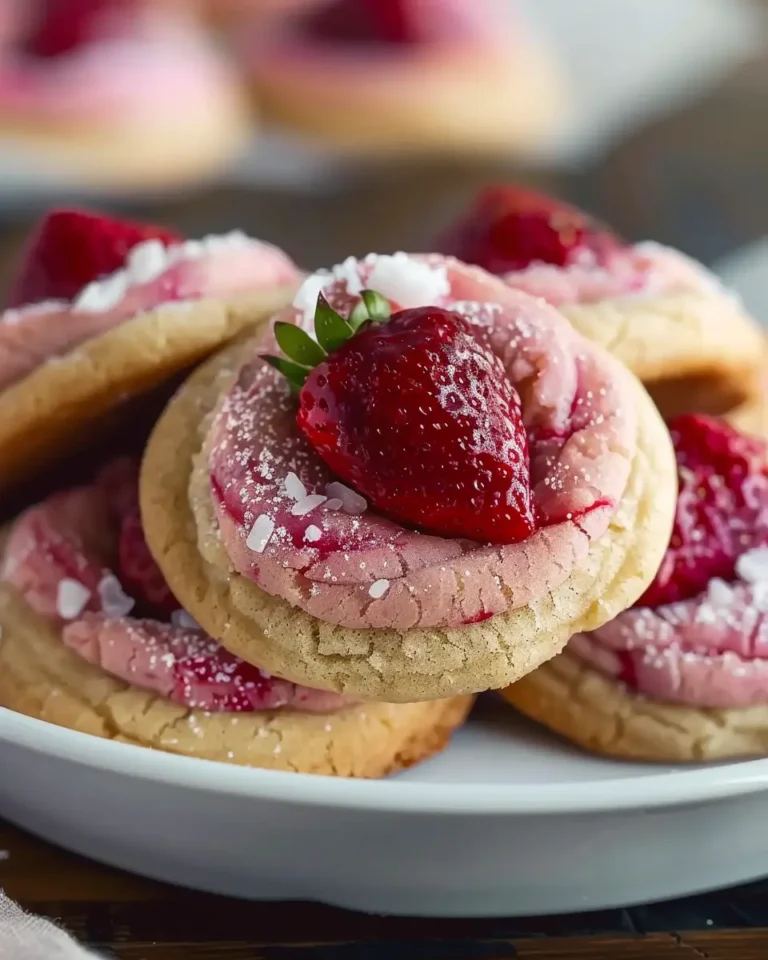 Strawberry Kiss Cookies