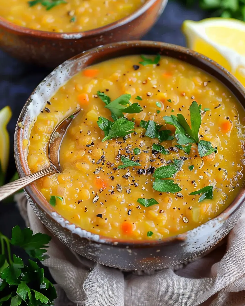 Lemon Lentil Soup: The Easy Comfort You Need This Winter