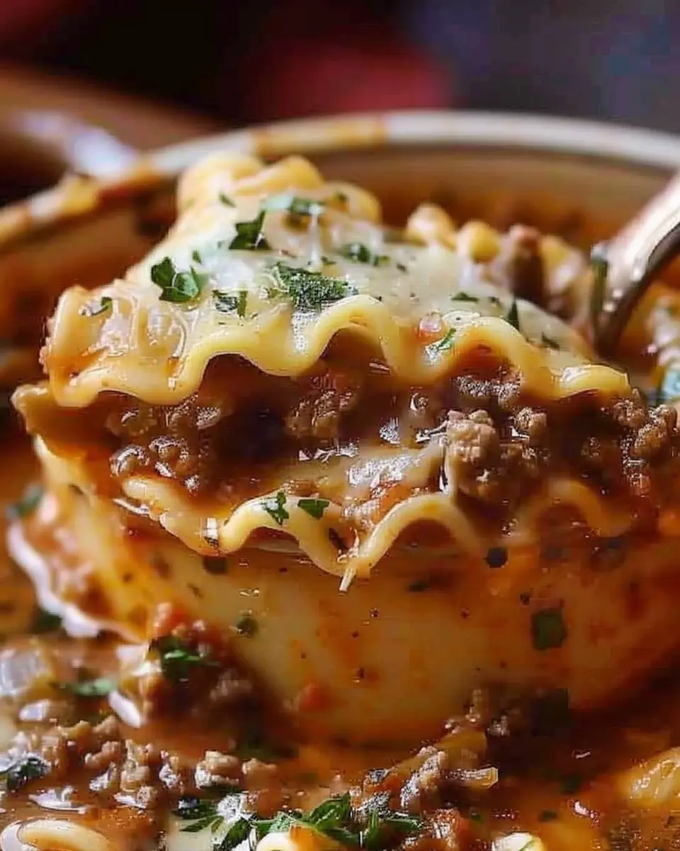 Mouthwatering One Pot Lasagna Soup: Easy and Delicious Comfort Food