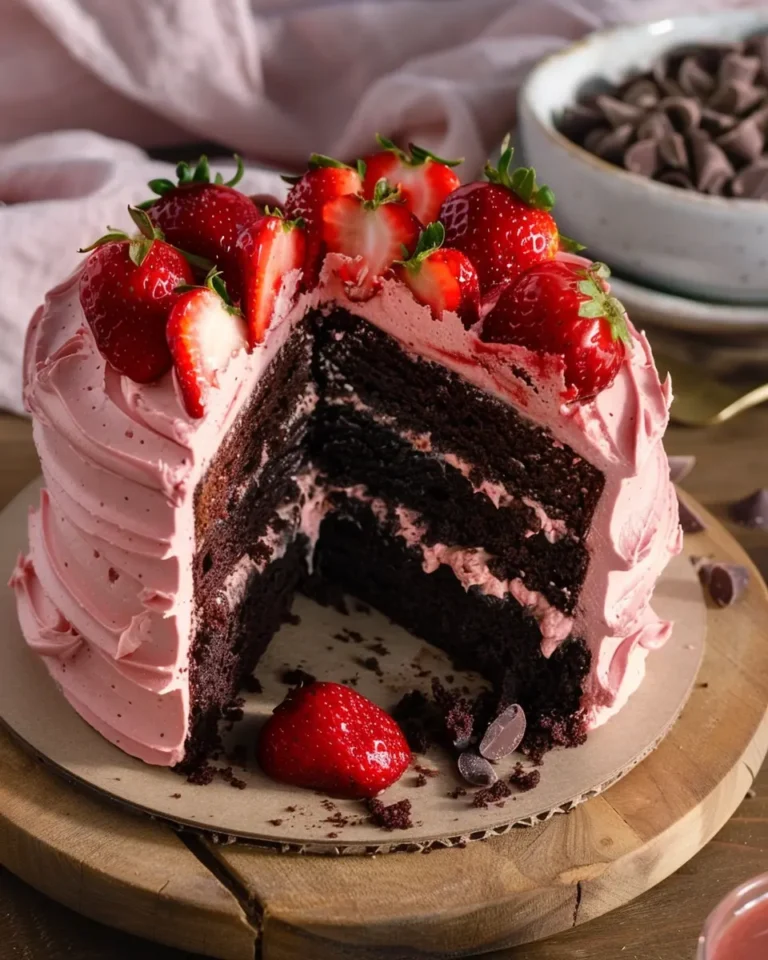 Strawberry Chocolate Cake