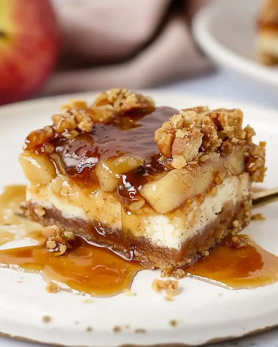 Caramel Apple Cheesecake Bars: Easy Indulgence for Fall Baking