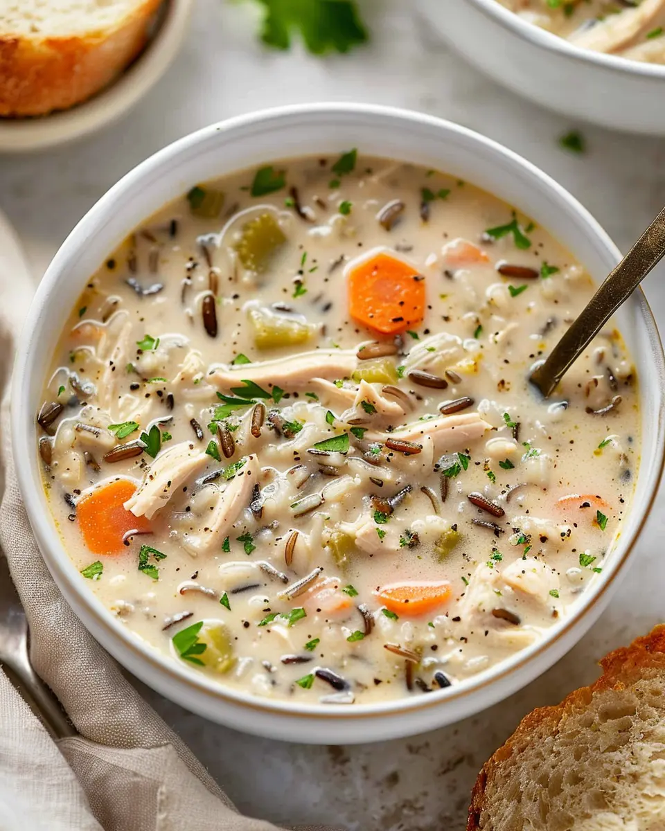 Creamy Crockpot Chicken Wild Rice Soup: The Best Comfort Food