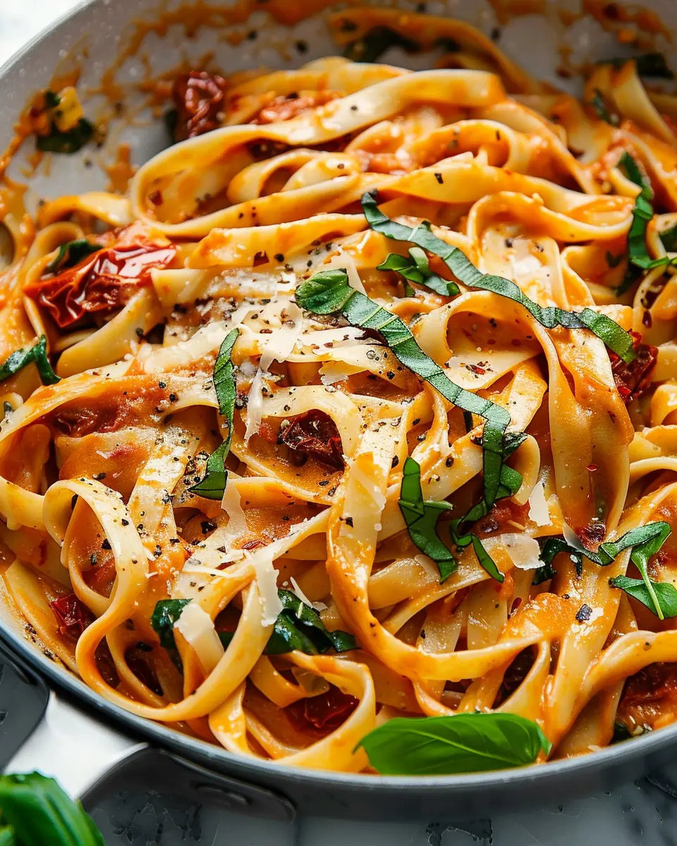 Vegan Creamy Sun Dried Tomato Pasta Recipe: Easy &amp; Flavorful Delight
