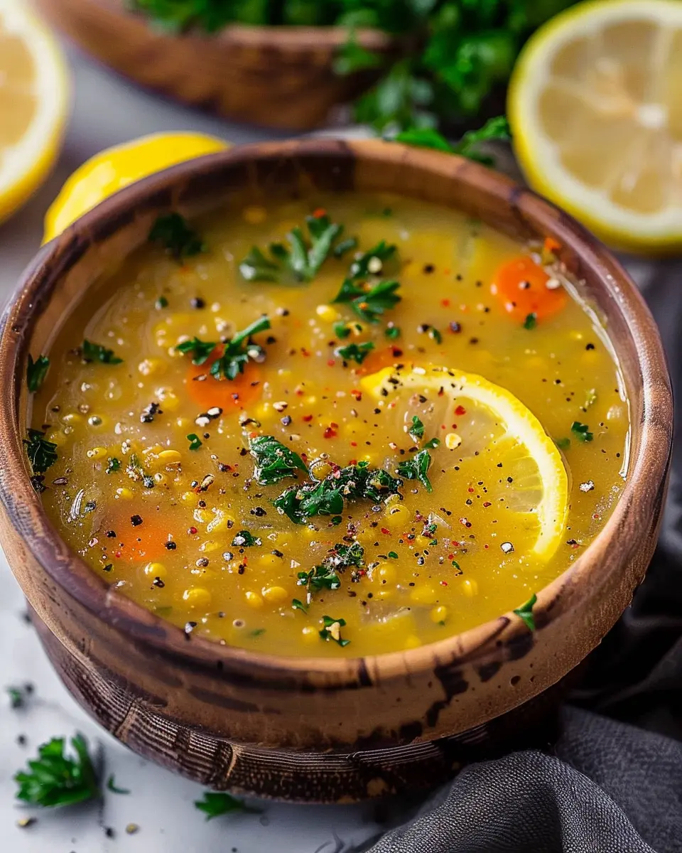 Lemon Lentil Soup: The Best Comfort Food You’ll Love to Make