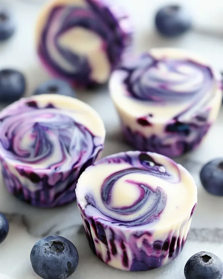 Blueberry Swirl Yogurt Bites