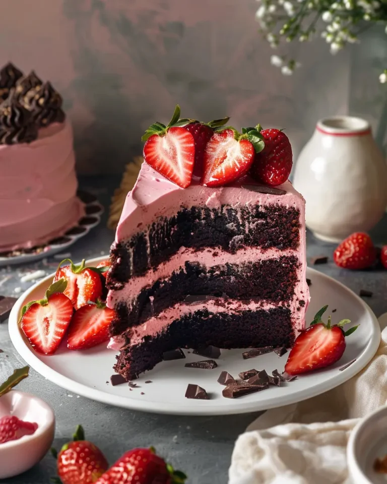 Strawberry Chocolate Cake