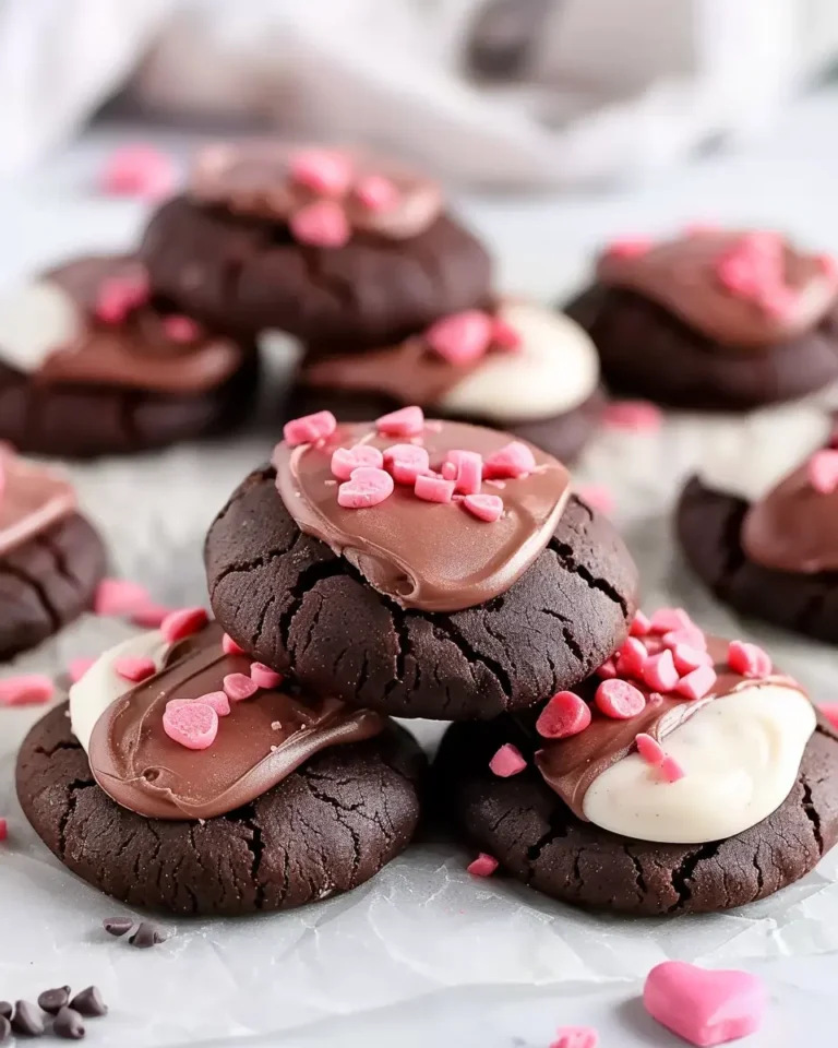 Valentine Ganache Cookies