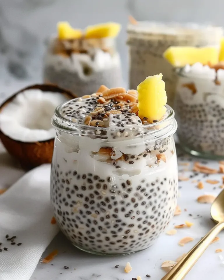 Healthy Coconut Chia Seed Pudding