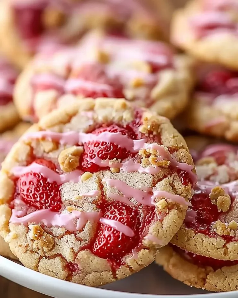 Strawberry Crunch Cookies