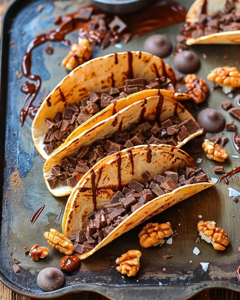Homemade Choco Tacos
