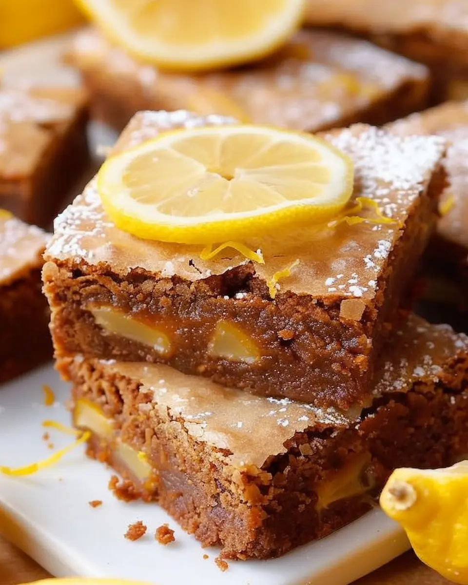 Lemon Brownies: The Best Homemade Treat for Sweet Lovers