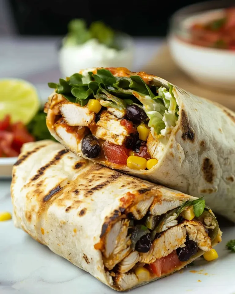 Chipotle Ranch Grilled Chicken Burrito